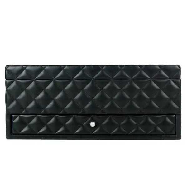 Black Leather Jewelry Box