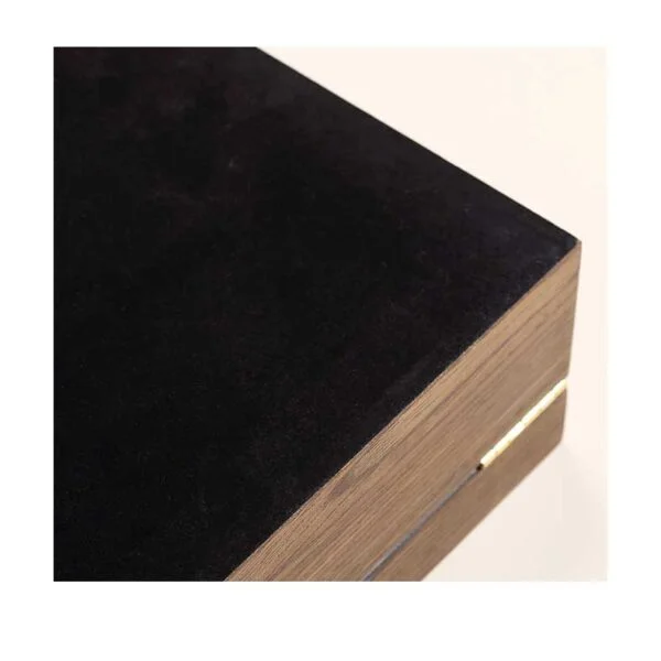 wooden jewelry box with lock