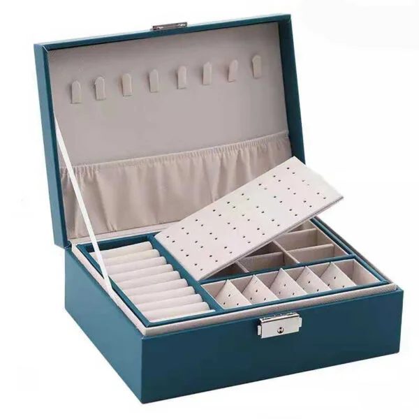 Leather girls jewelry box