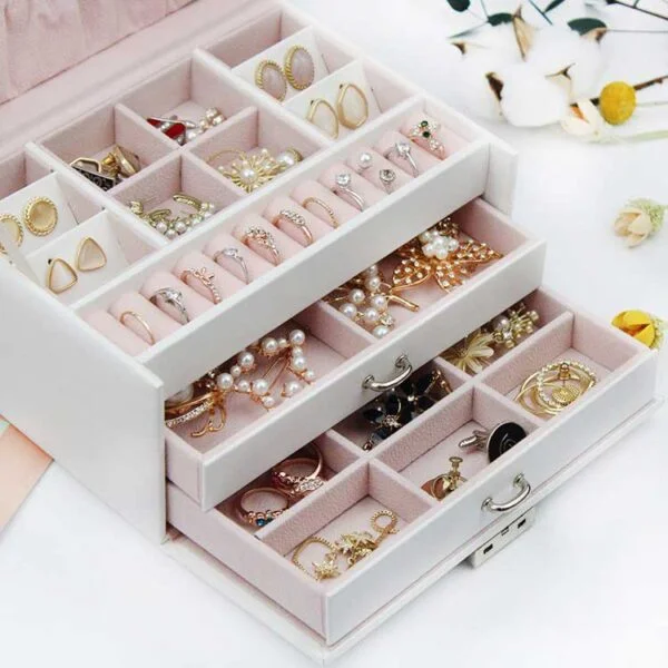 Women's Jewelry Box with Lock