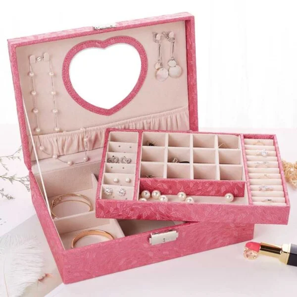 Girls lockable jewelry box