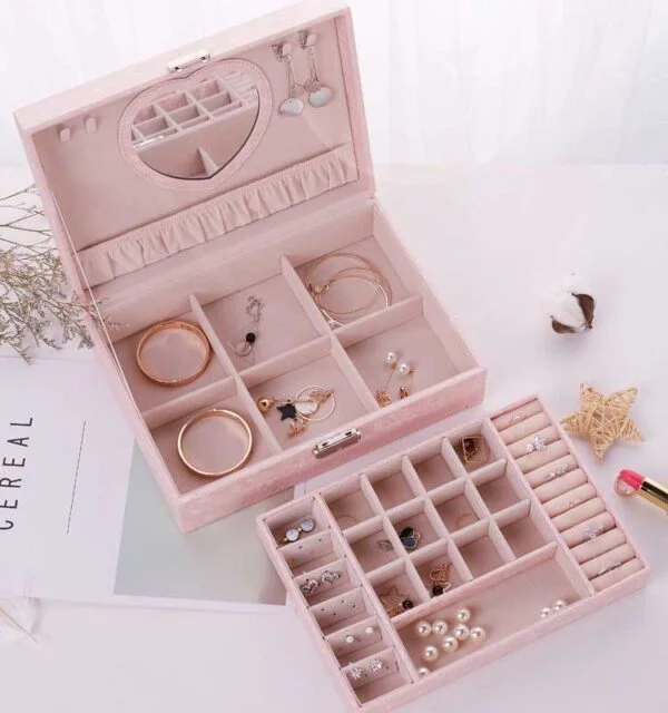 Girls lockable jewelry box