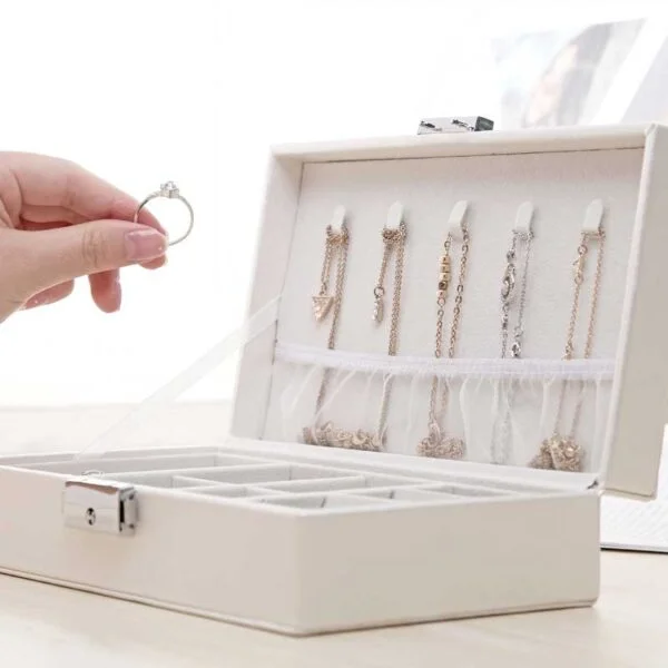 Womens Leather Jewelry Box