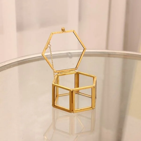 small glass jewelry box