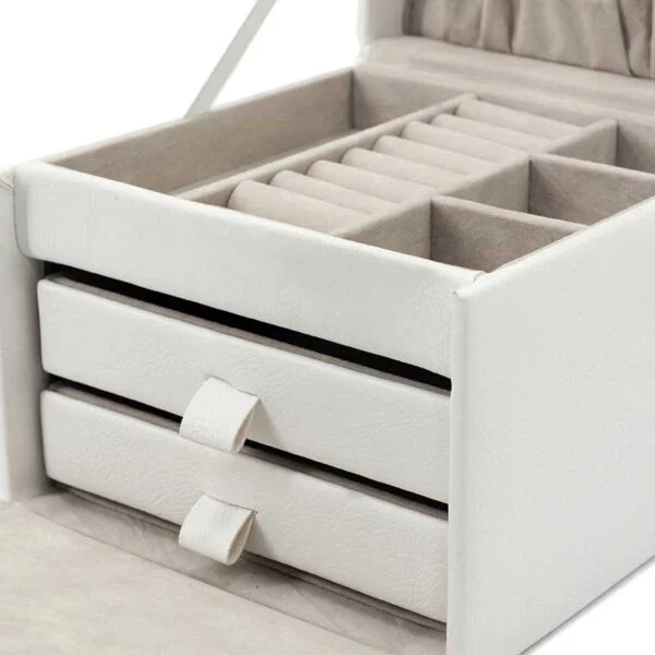 Modern White Jewelry Box
