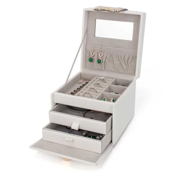 Modern White Jewelry Box