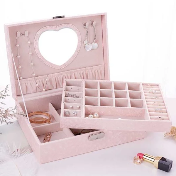 Girls lockable jewelry box