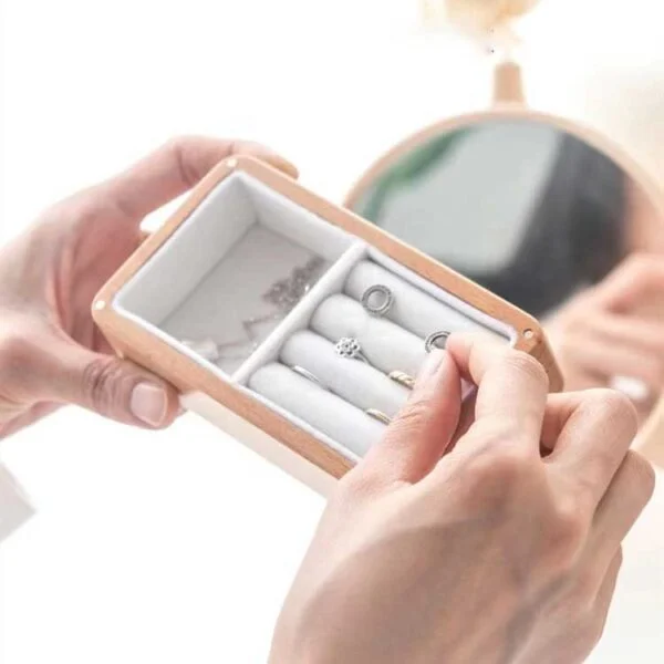 Small Wooden Jewelry Box