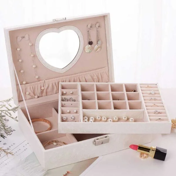 Girls lockable jewelry box