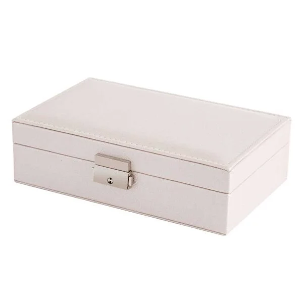 Faux Leather Jewelry Box