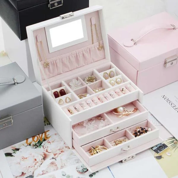 Women's Jewelry Box with Lock