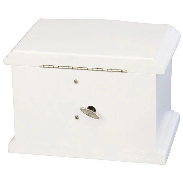 White Ballerina Jewelry Box