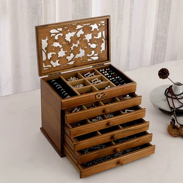 Handcrafted Wooden Jewelry Box