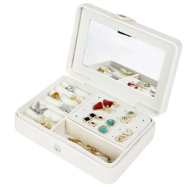 Small Jewelry Box with Mirror