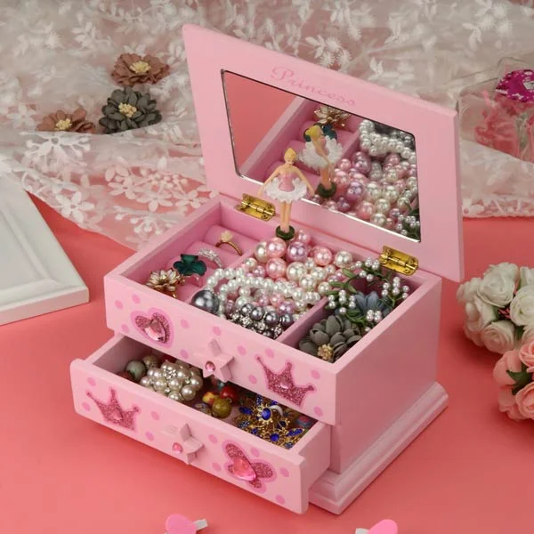 Children's Jewelry Box with Ballerina