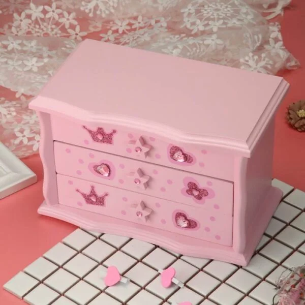 Pink Ballerina Jewelry Box