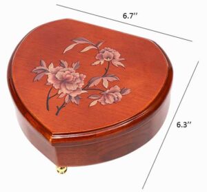 Heart Shaped Musical Jewelry Box