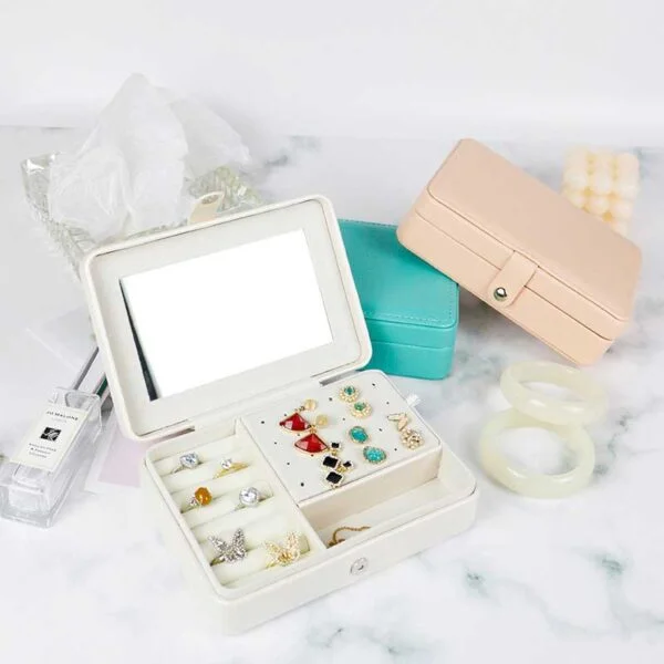 Small Jewelry Box with Mirror